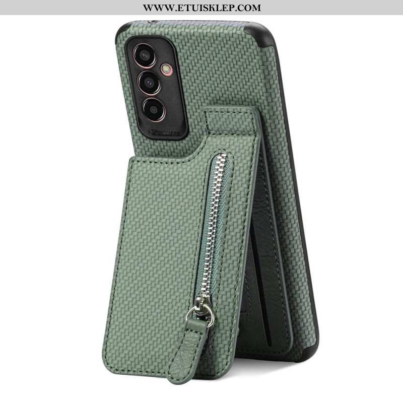 Etui do Samsung Galaxy M13 Uchwyt Na Karty Z Włókna Węglowego